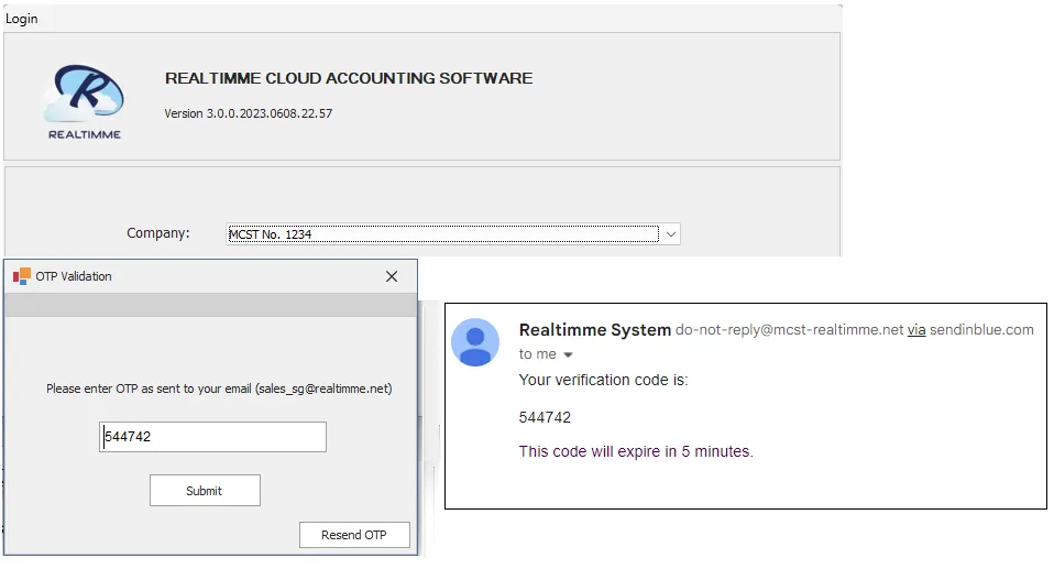 Secure your MCST information with 2 FA - REALTIMME